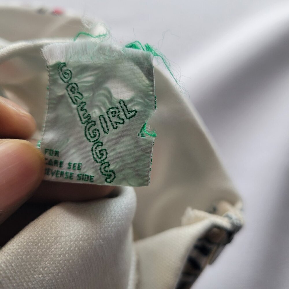 Gregg’s Girl 1970s Vintage Asian Style Print Top: Long Sleeve Knit Top - Picture 10 of 14